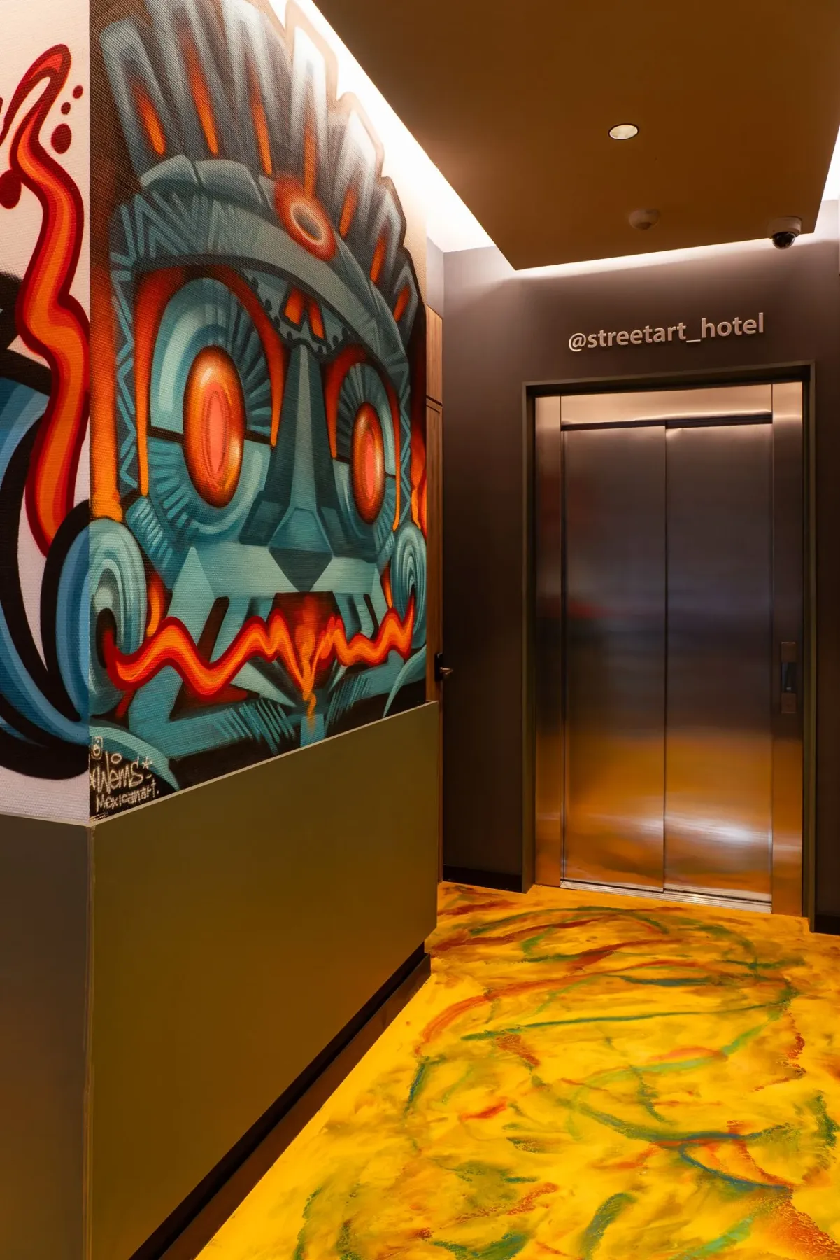 Street Art Hotel mural