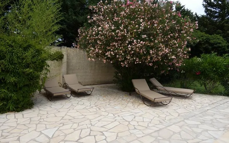 Pool and loungers