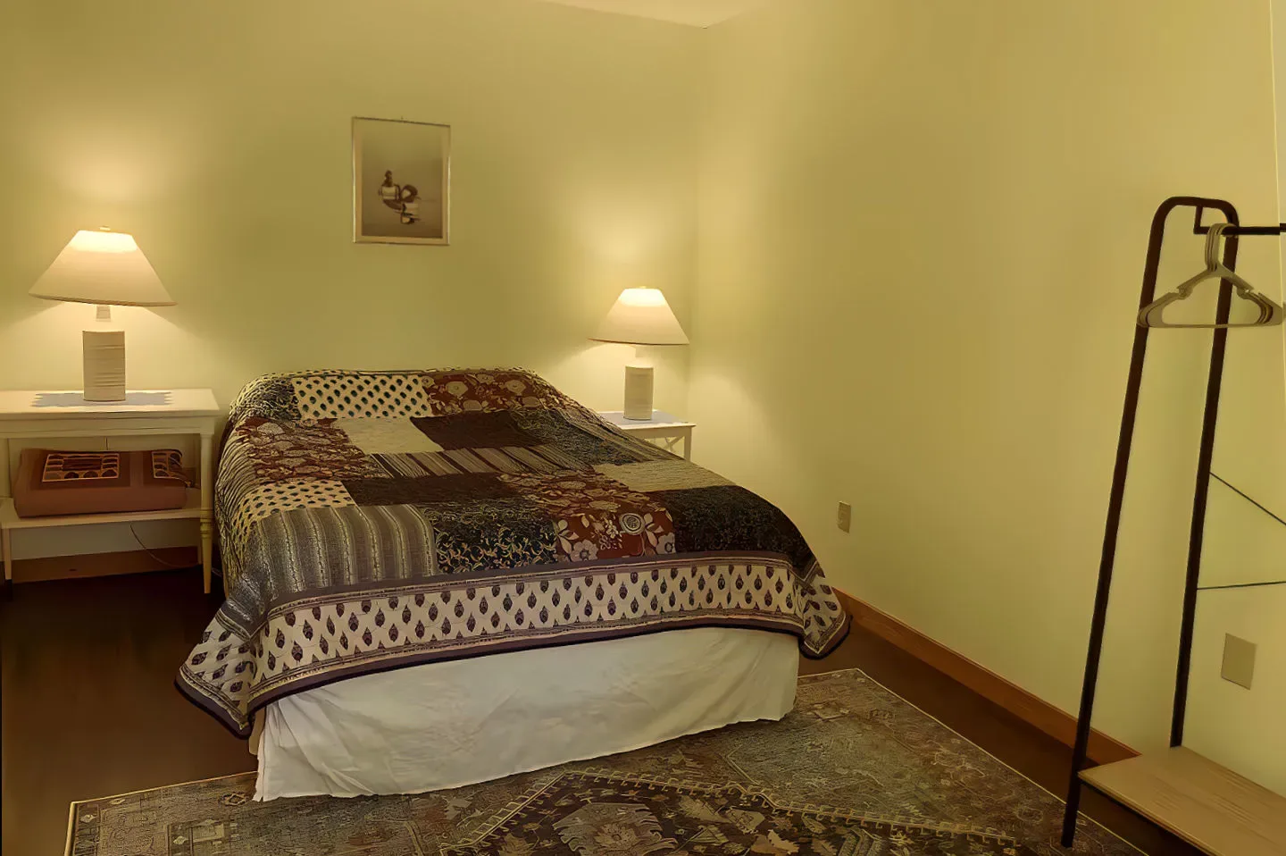Room 4, an upstairs room with a wardrobe