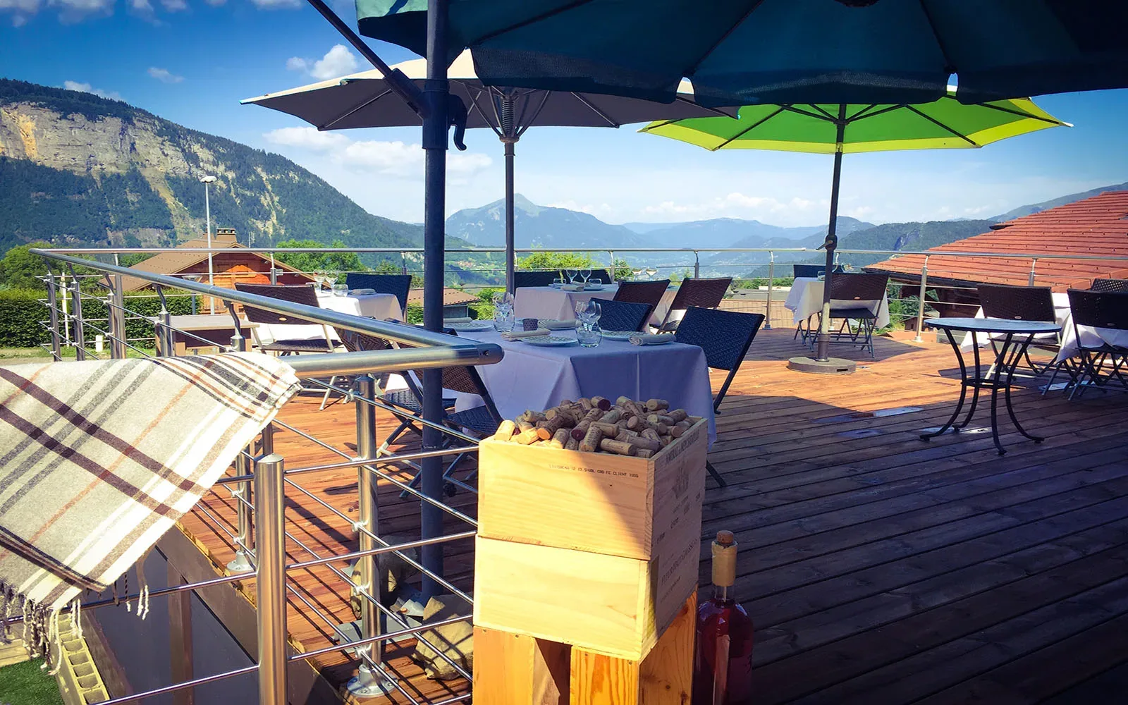 Terraza panorámica del restaurante