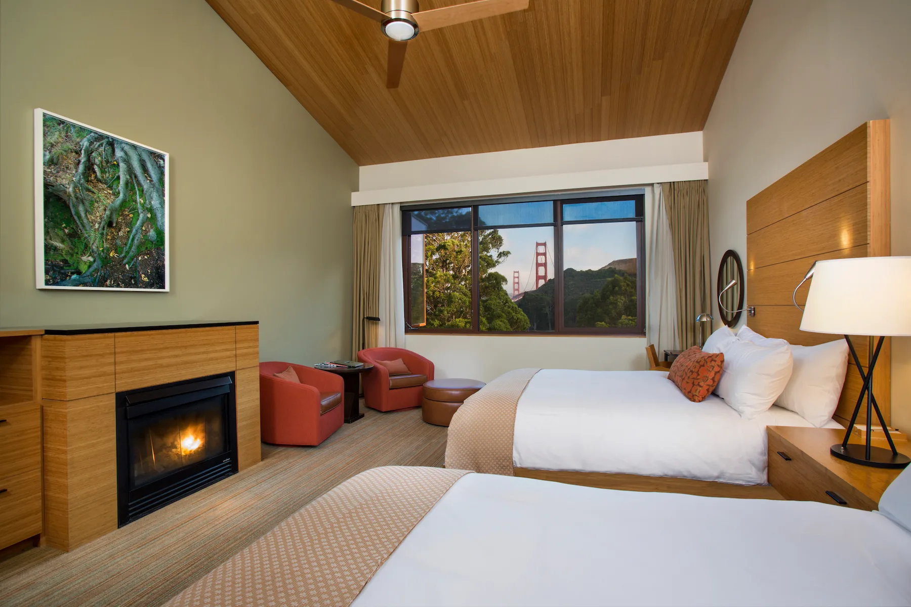 View from a Contemporary Two Queens room