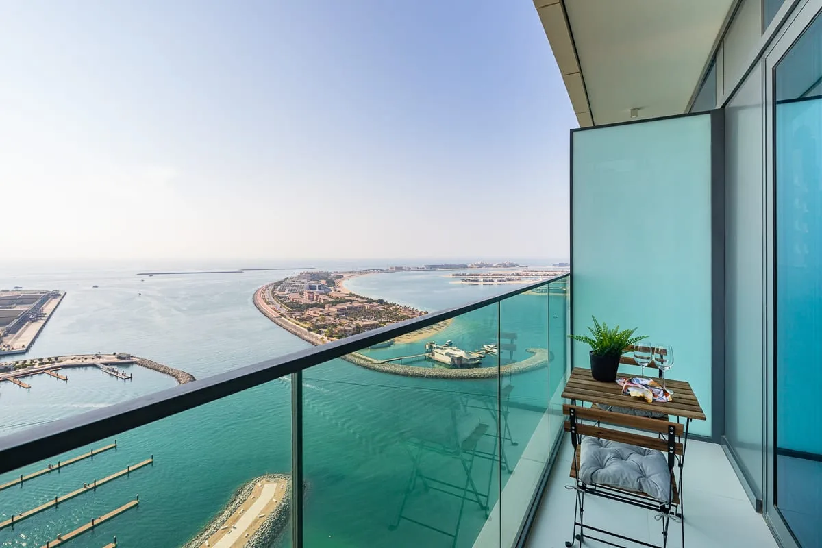 Vistas al mar desde el balcón