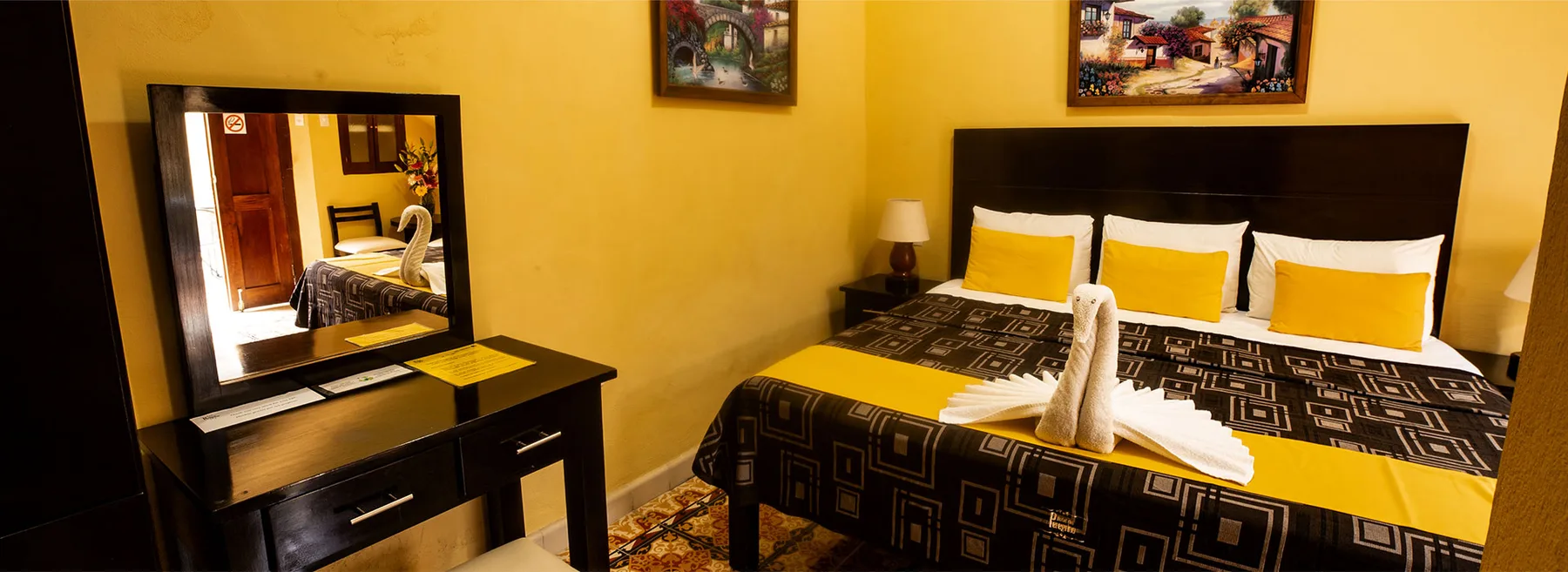 Alojamiento en habitación de hotel