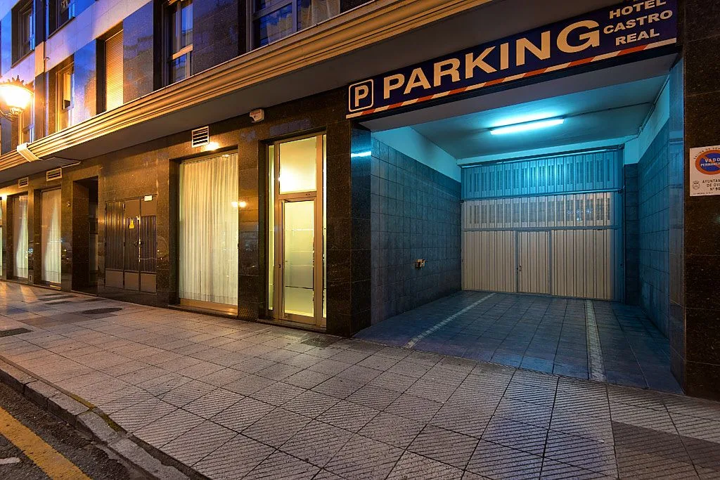 Hotel private parking