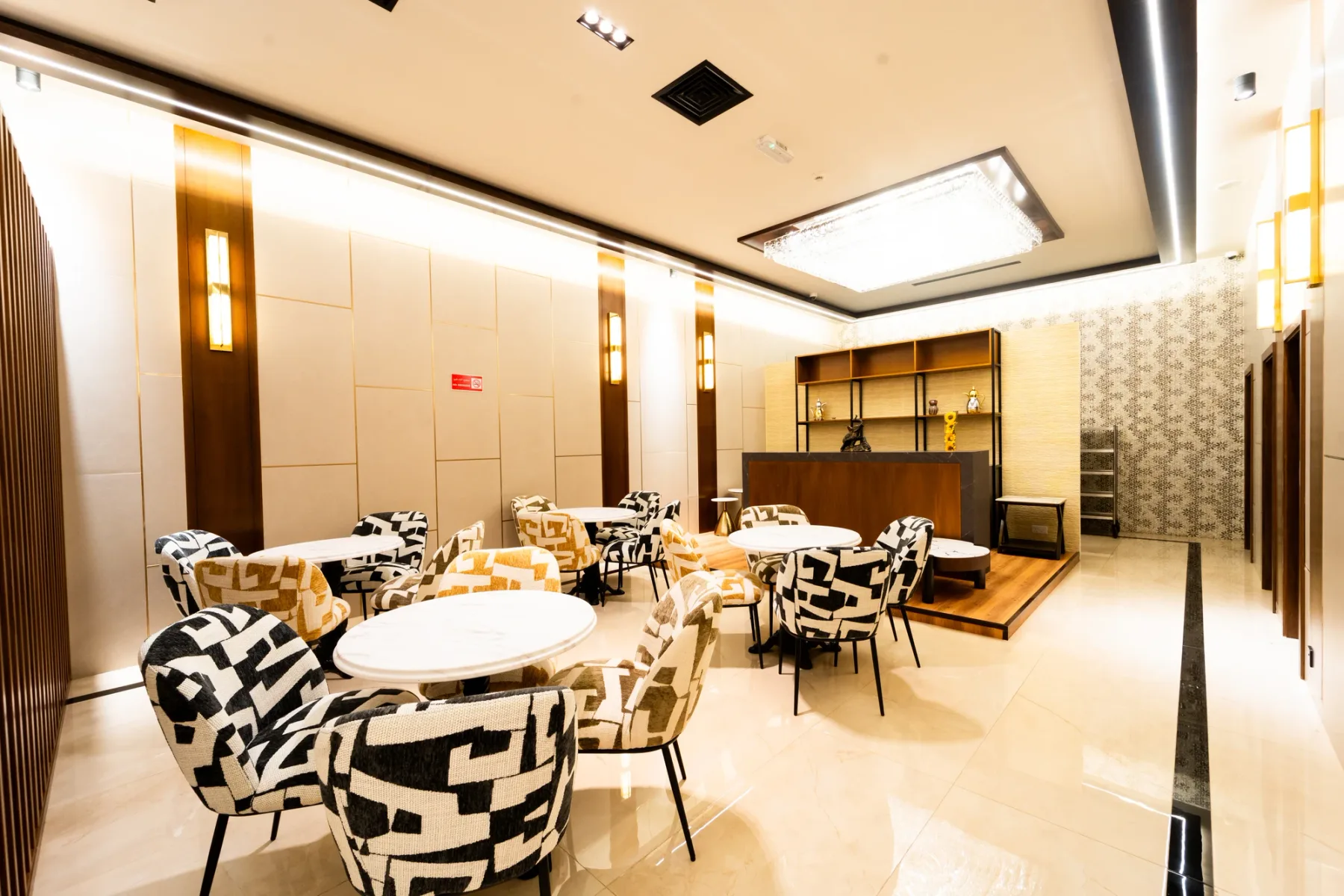 Zona de comedor del hotel