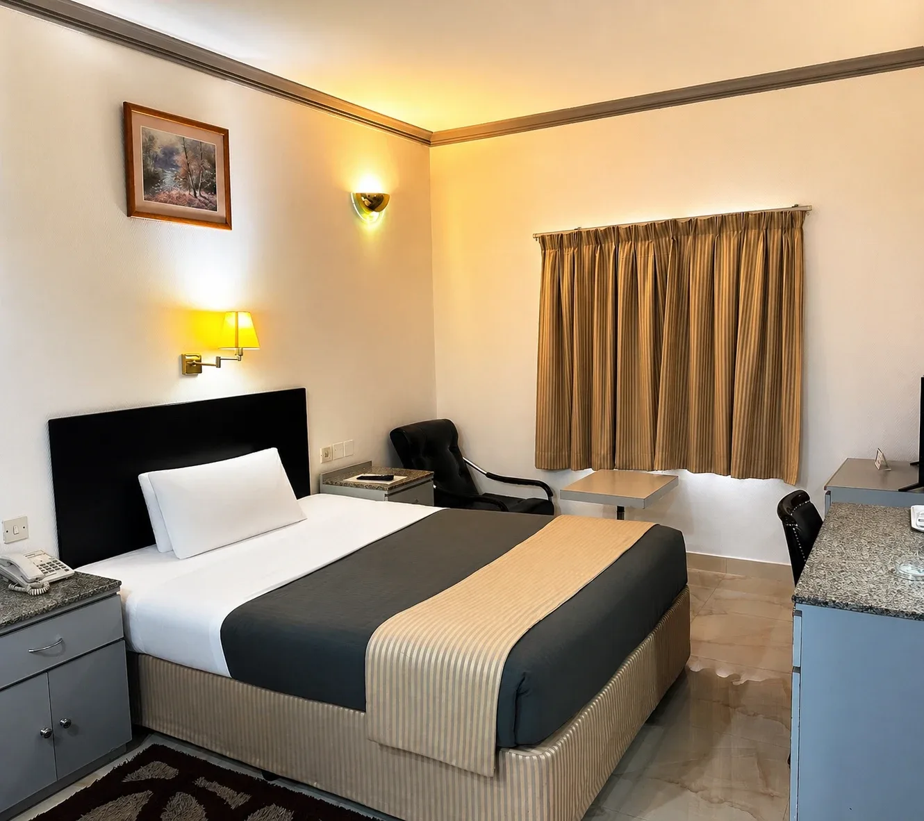 Dormitorio de la habitación doble estándar