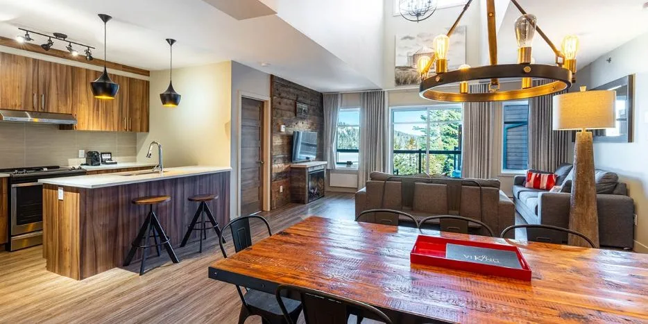 Two-bedroom condo