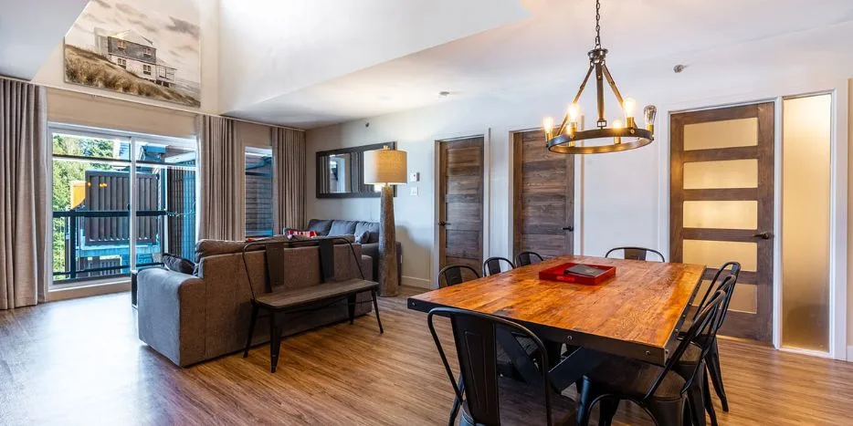 Two-bedroom condo