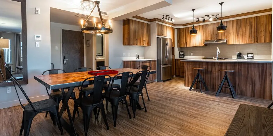 Two-bedroom condo