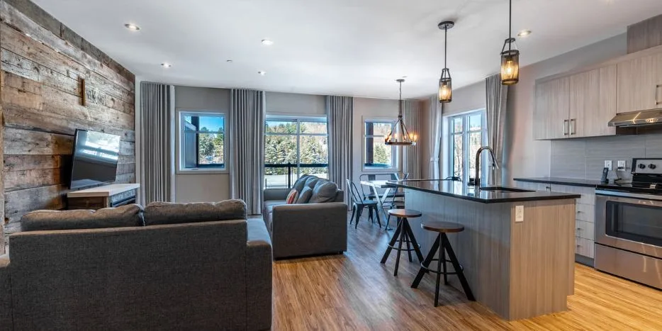 Three-bedroom condo