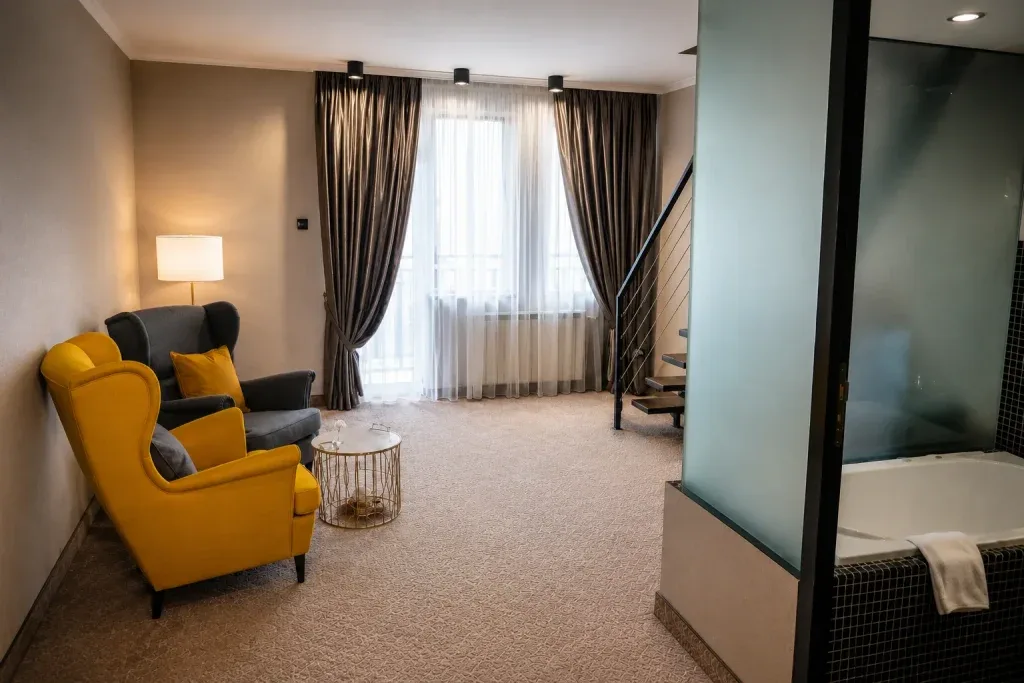 Living room in a maisonette