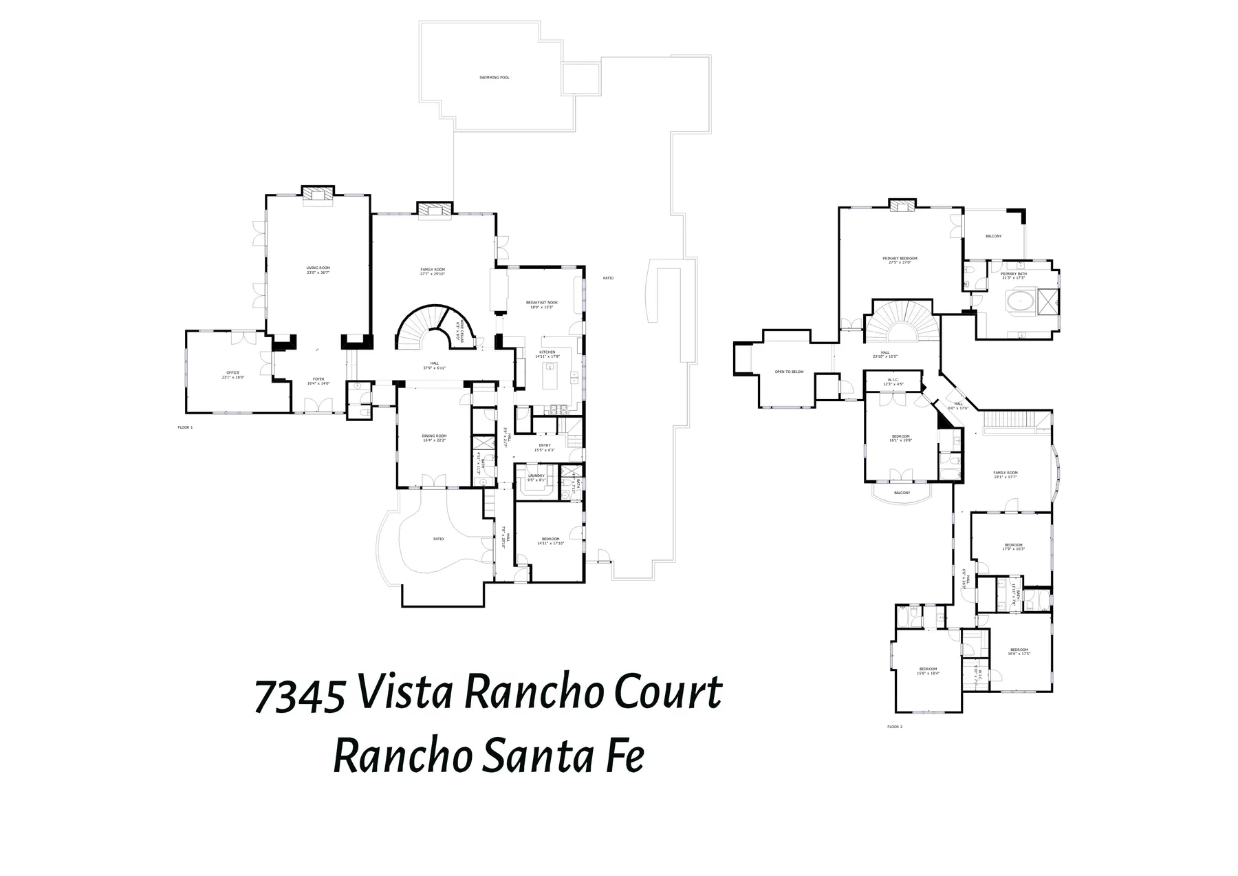 A house floor plan shows the layout of rooms and connecting hallways.