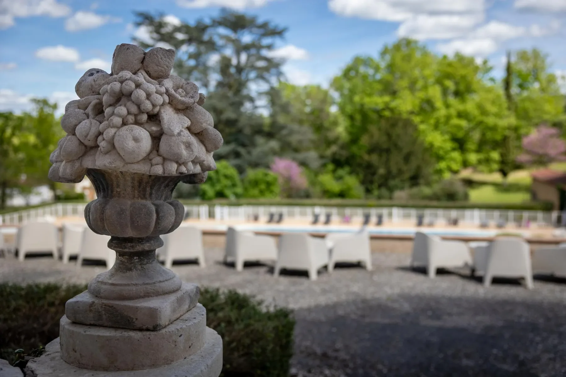 Espacio para seminarios en el Château de Loubéjac