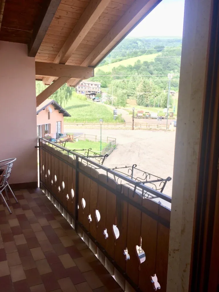 Mountain view from an Hotel Edelweiss balcony