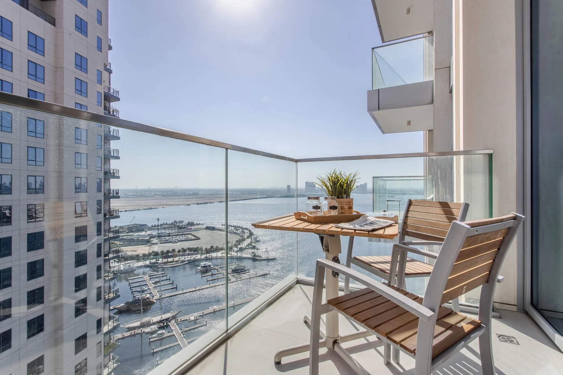 Balcony w/ Creek Harbour Views