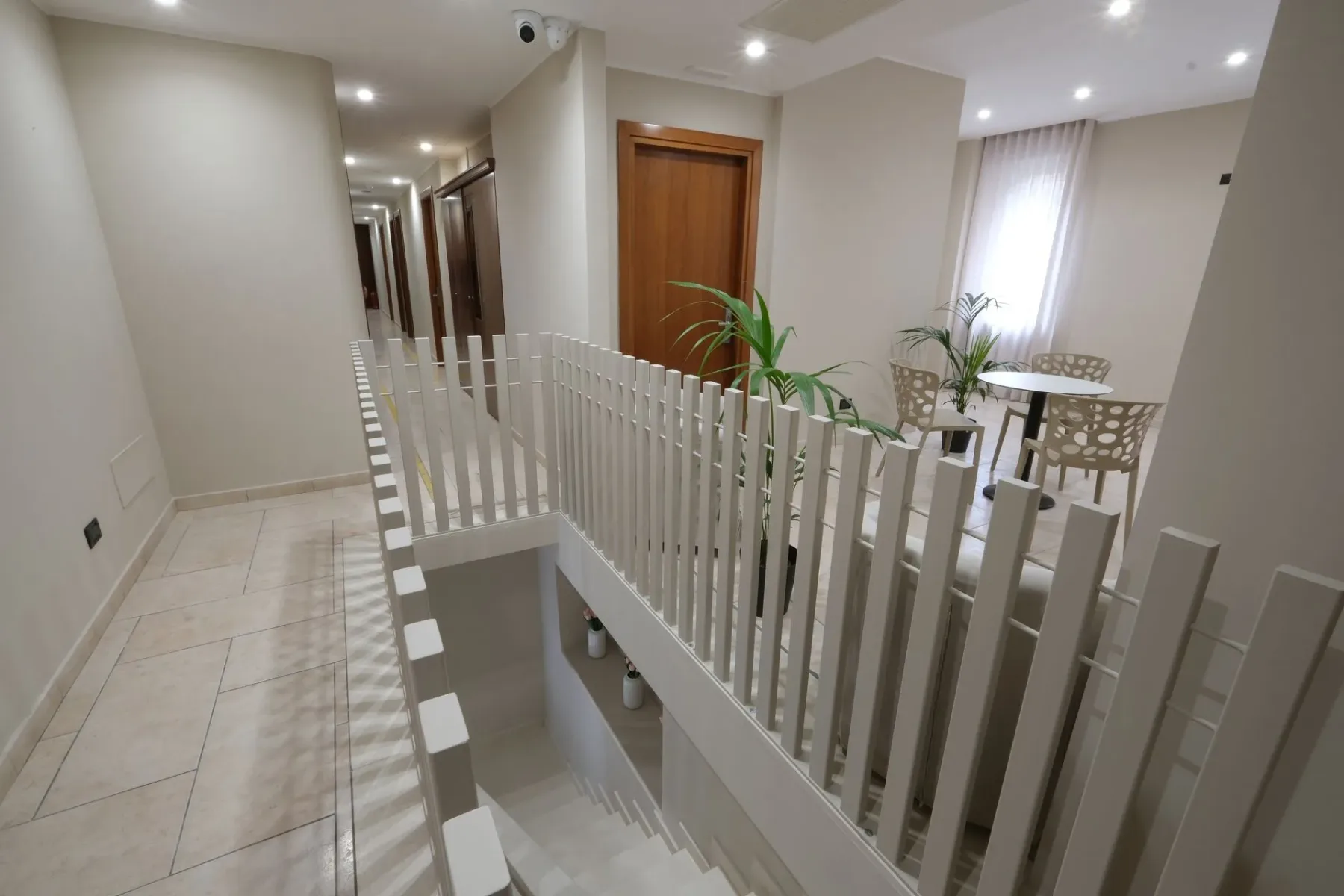 Pasillo del hotel.