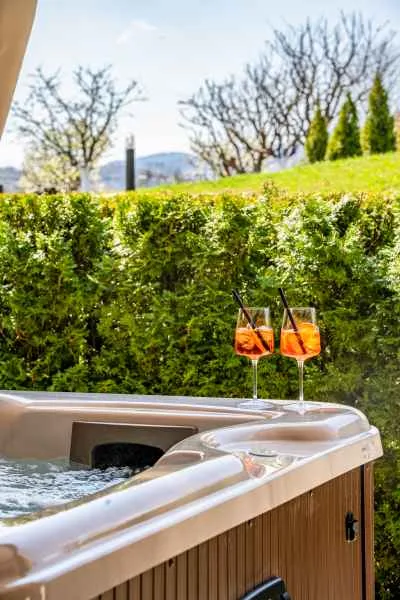 Jacuzzi privado al aire libre