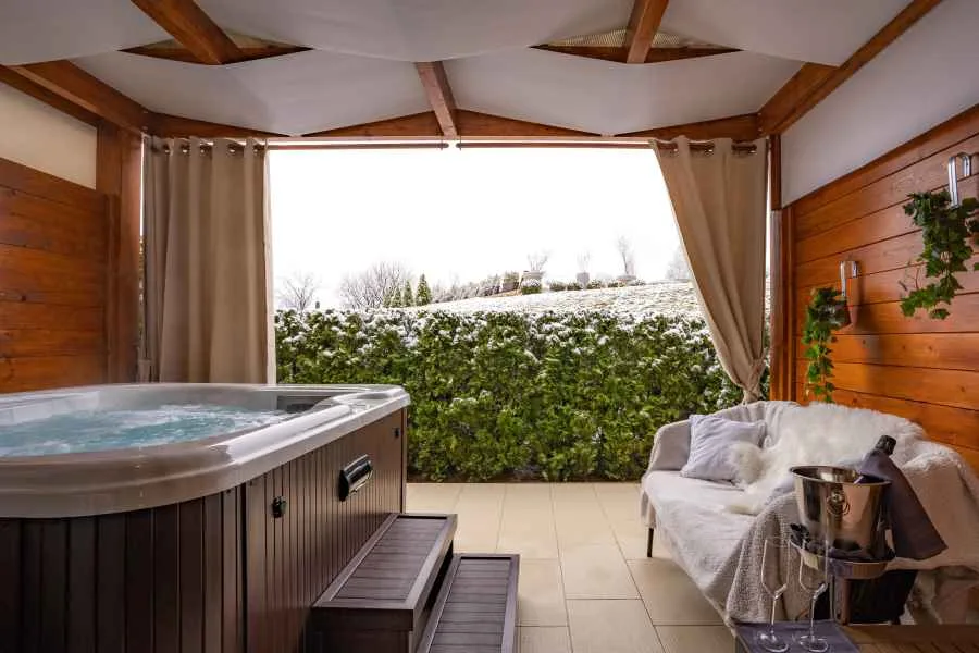 Habitación doble con jacuzzi privado al aire libre