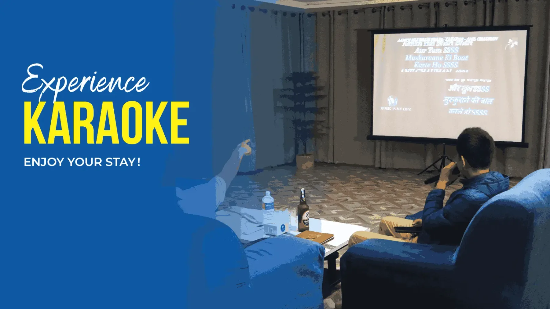 Sala privada de karaoke