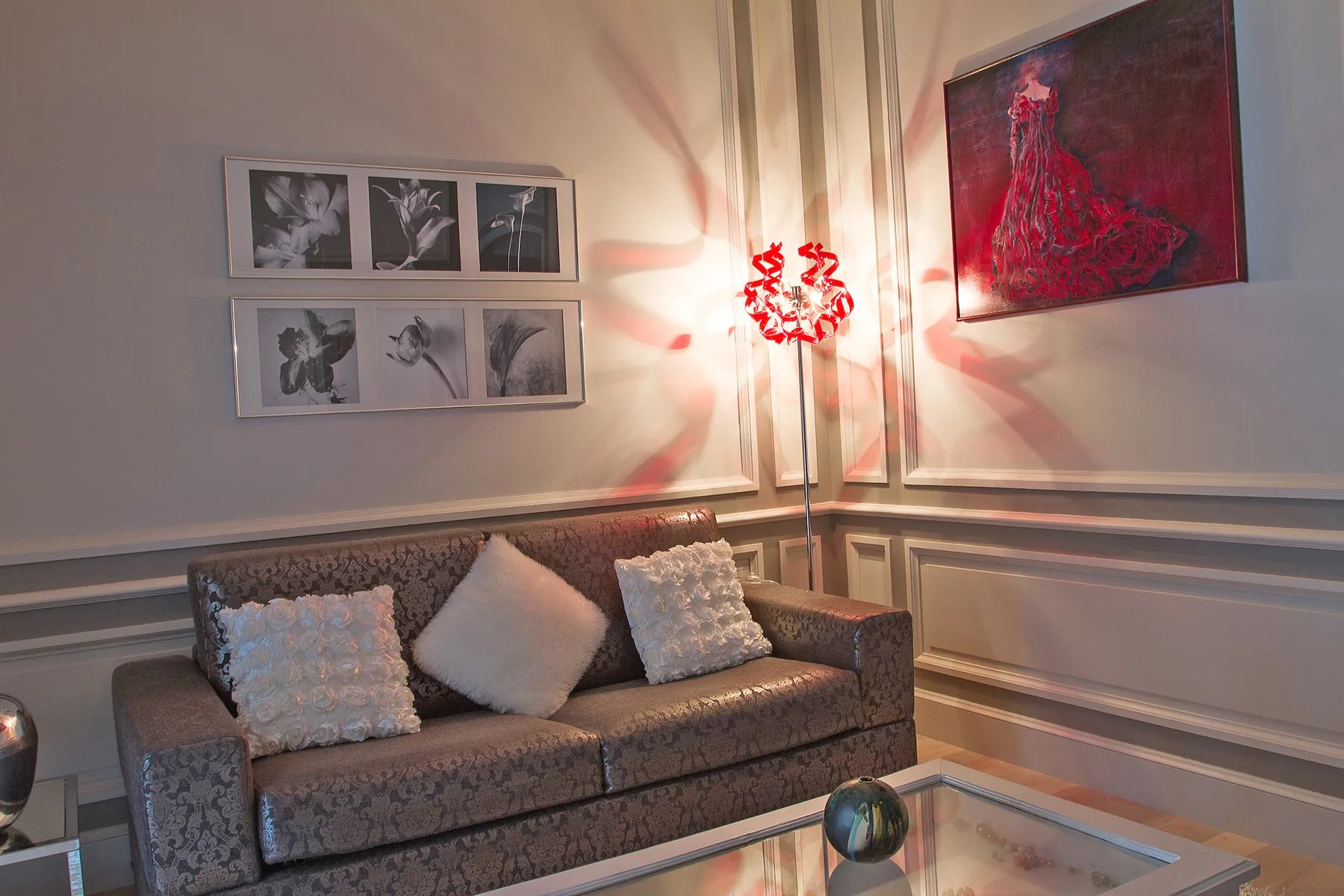 Interior de una habitación de huéspedes
