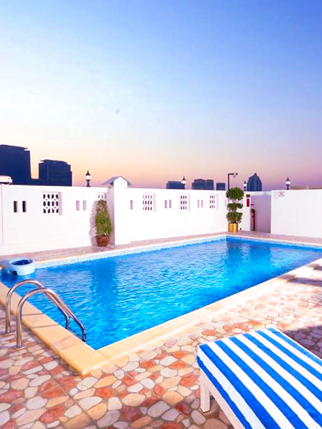 Rooftop swimming pool