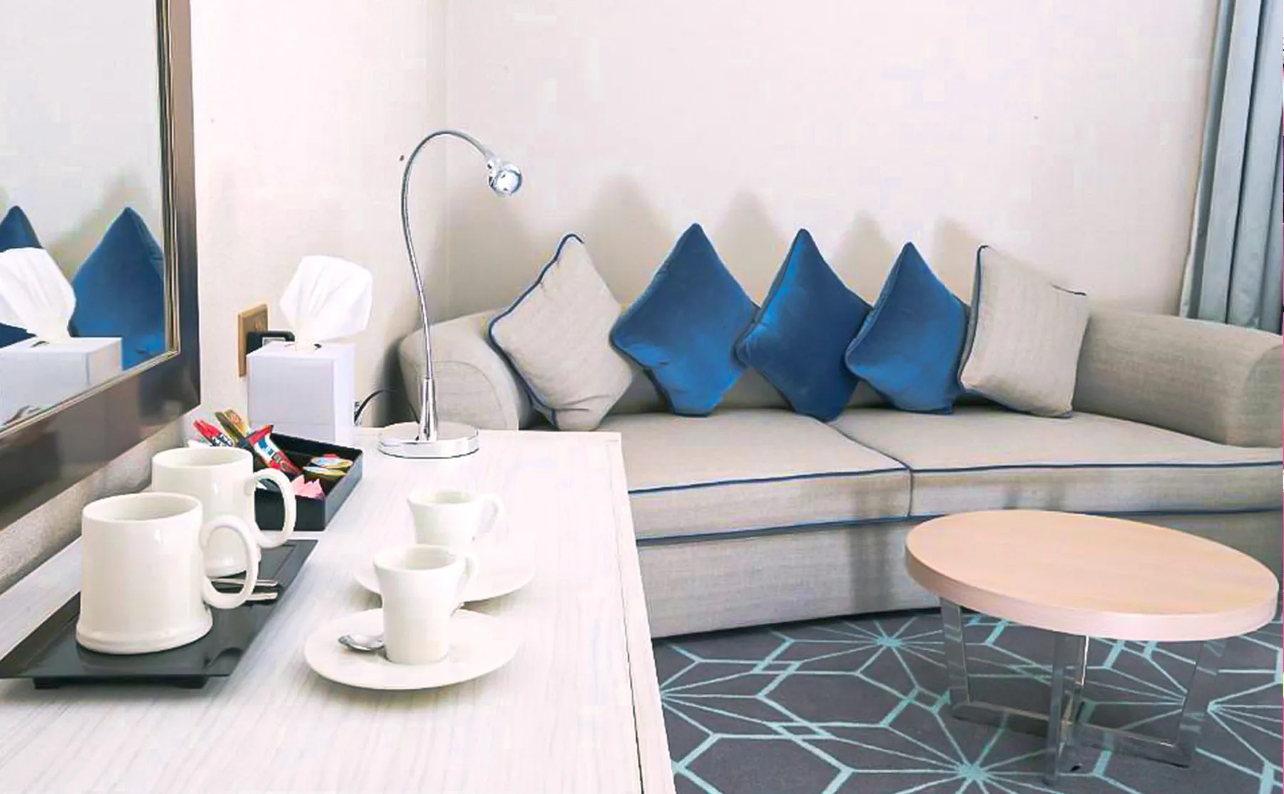 Hotel suite interior