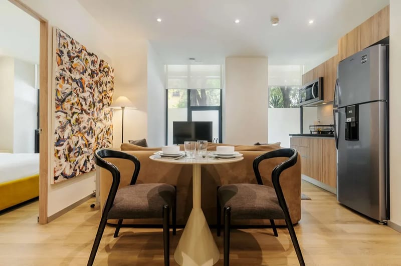 Sophisticated 2BR w/ AC in the Heart of Cuauhtémoc