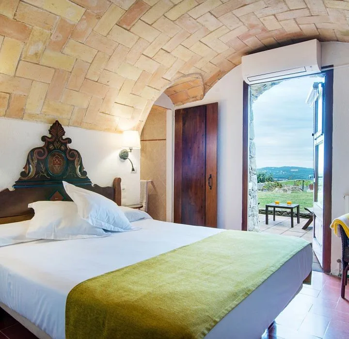 Habitación Masía Jardín con asientos