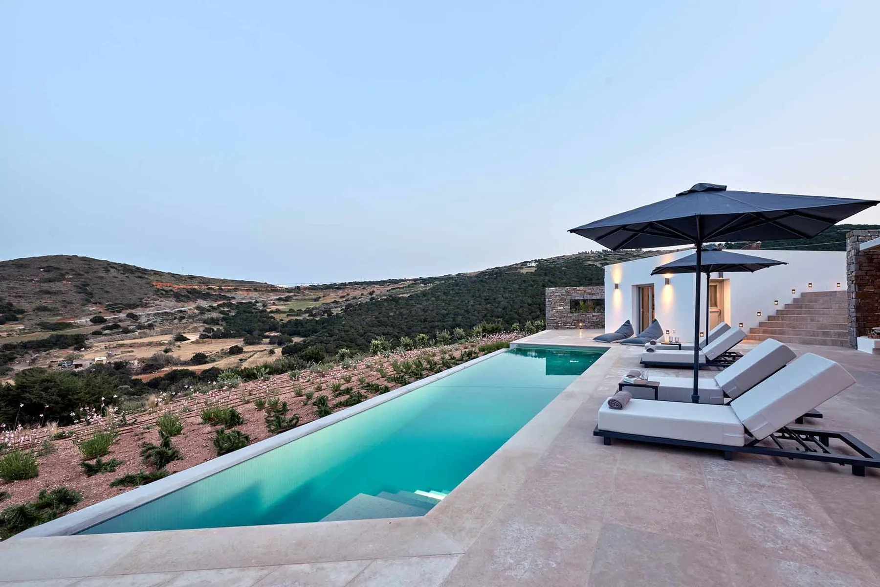 Paros luxury villa Eurydice in Kostos - 0