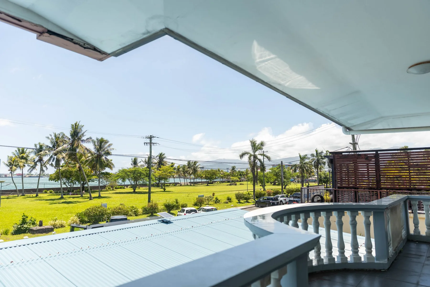View from a VIP room window.
