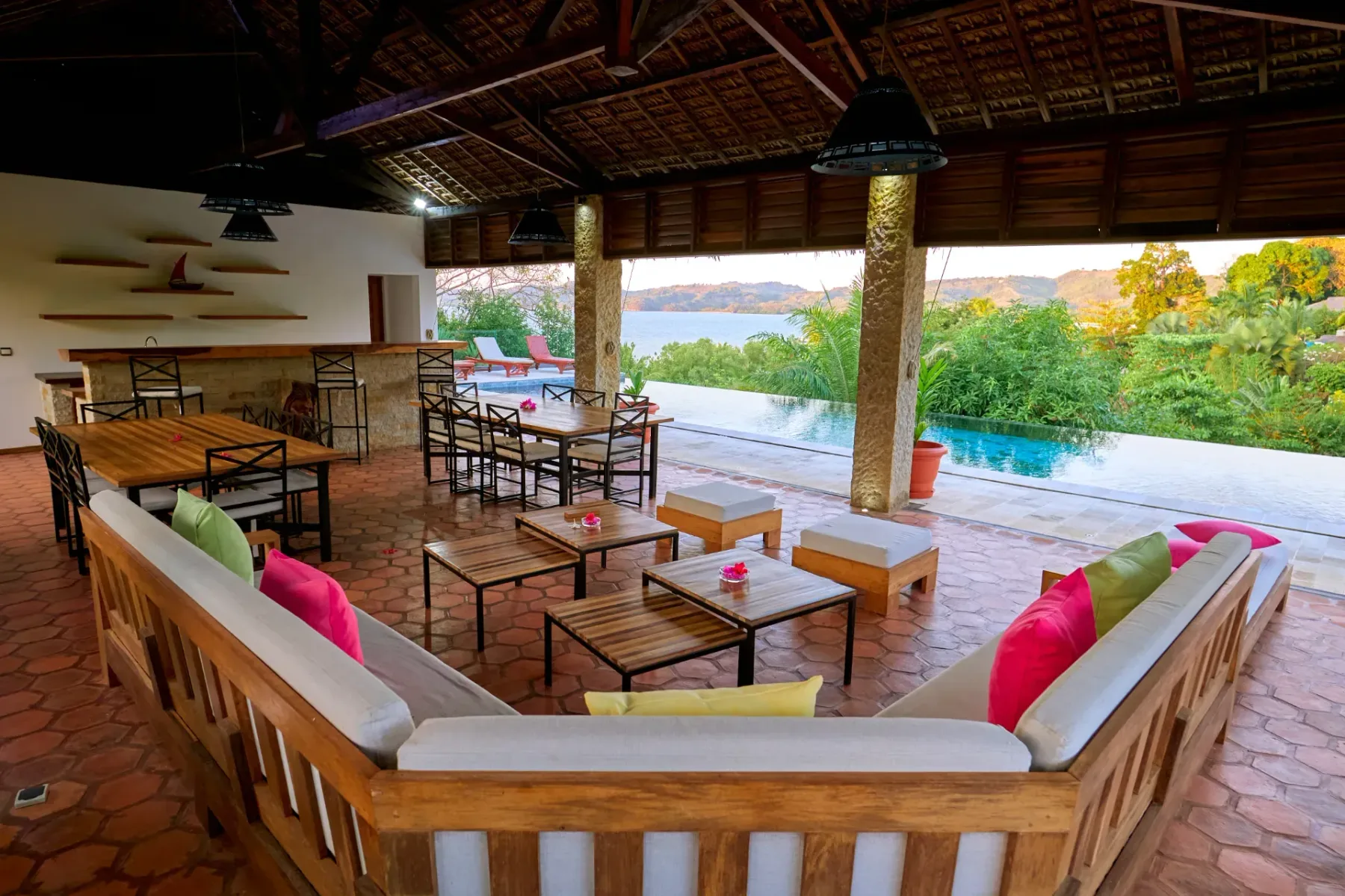 Shared lodge pool