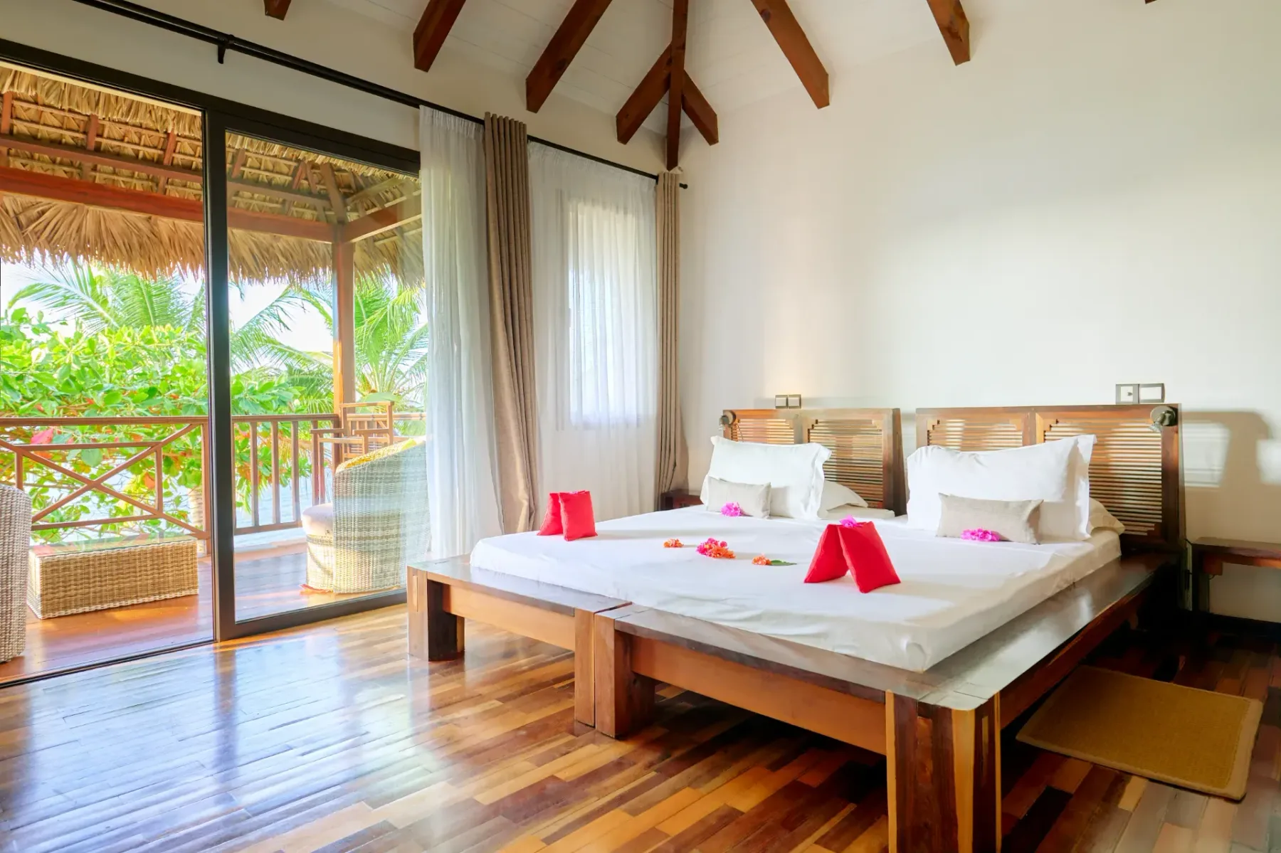 Seaside villa bedroom