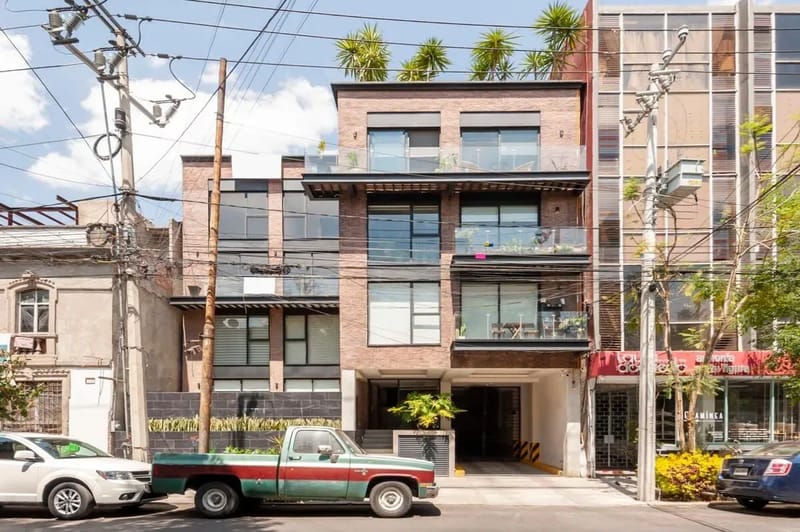 Urban 3BR w/ beautiful balcony in Roma Norte