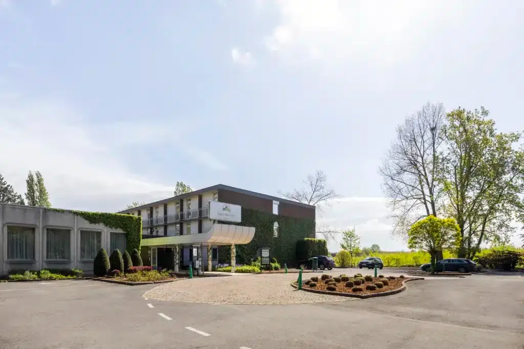 Front entrance of the Green Park Hotel Brugge