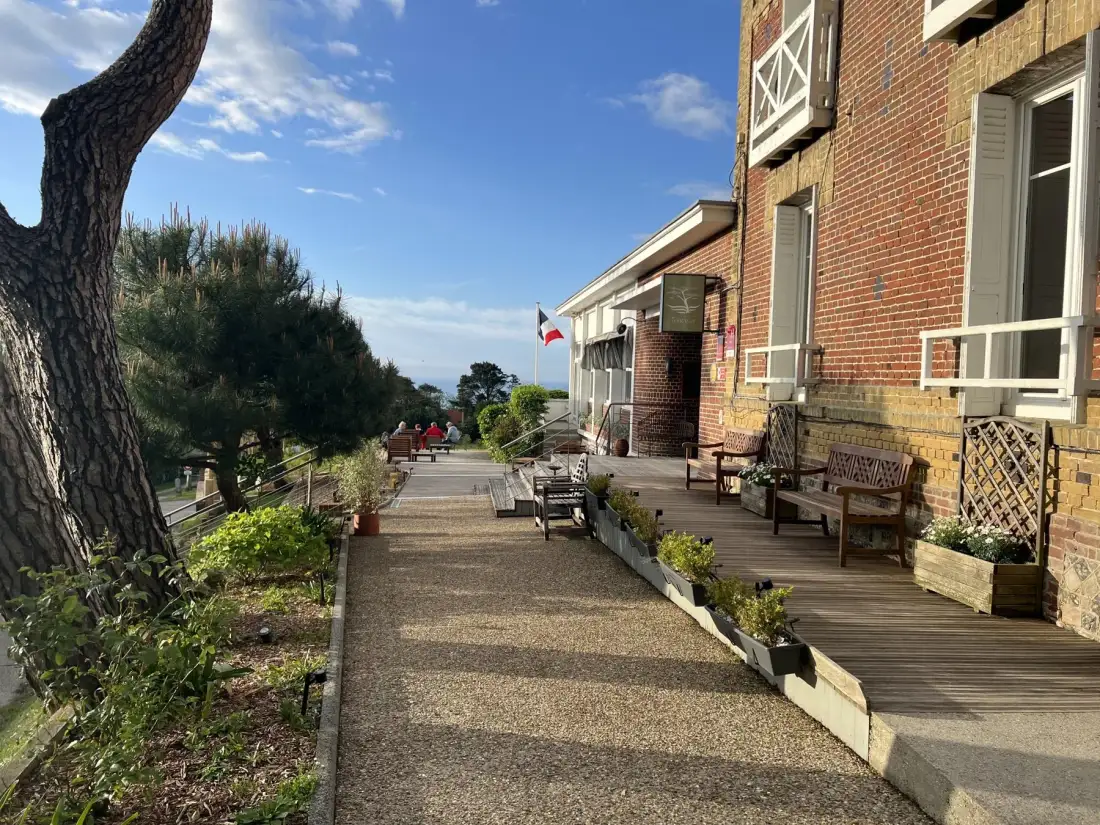 Hotel with sea view