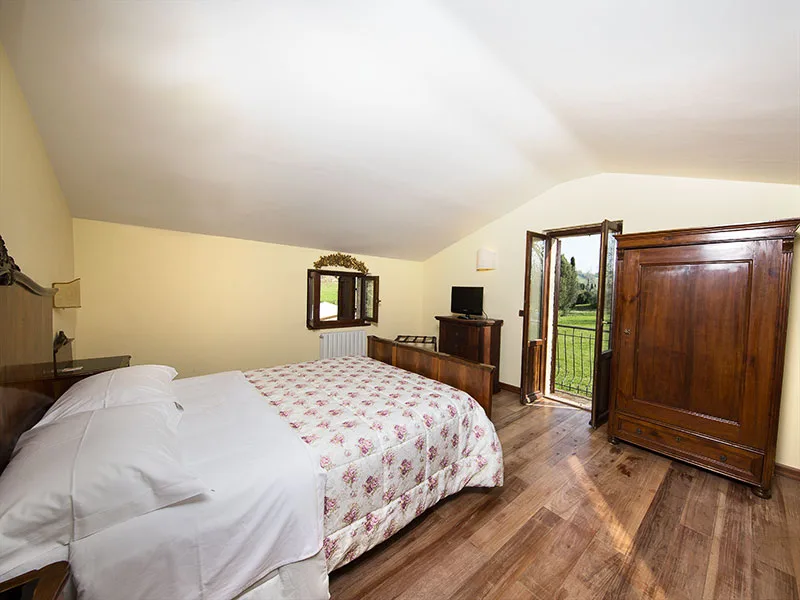 Habitaciones del Resort Le Case en Macerata