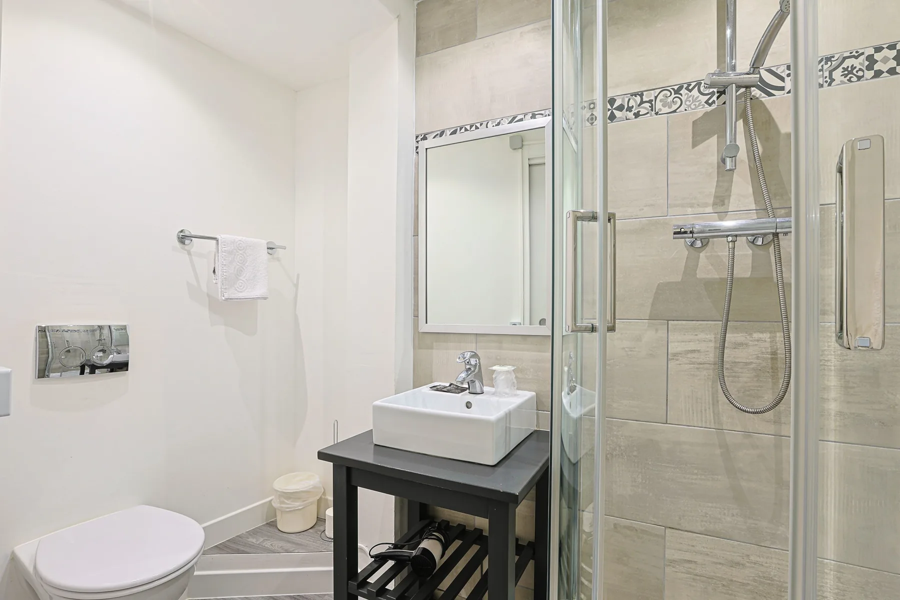 Single room bathroom