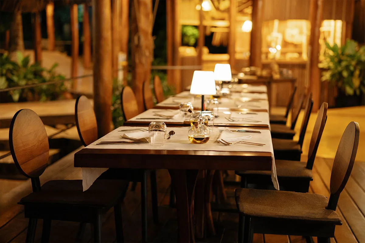 Restaurant and bar