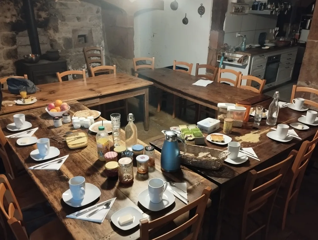 Mesa de desayuno