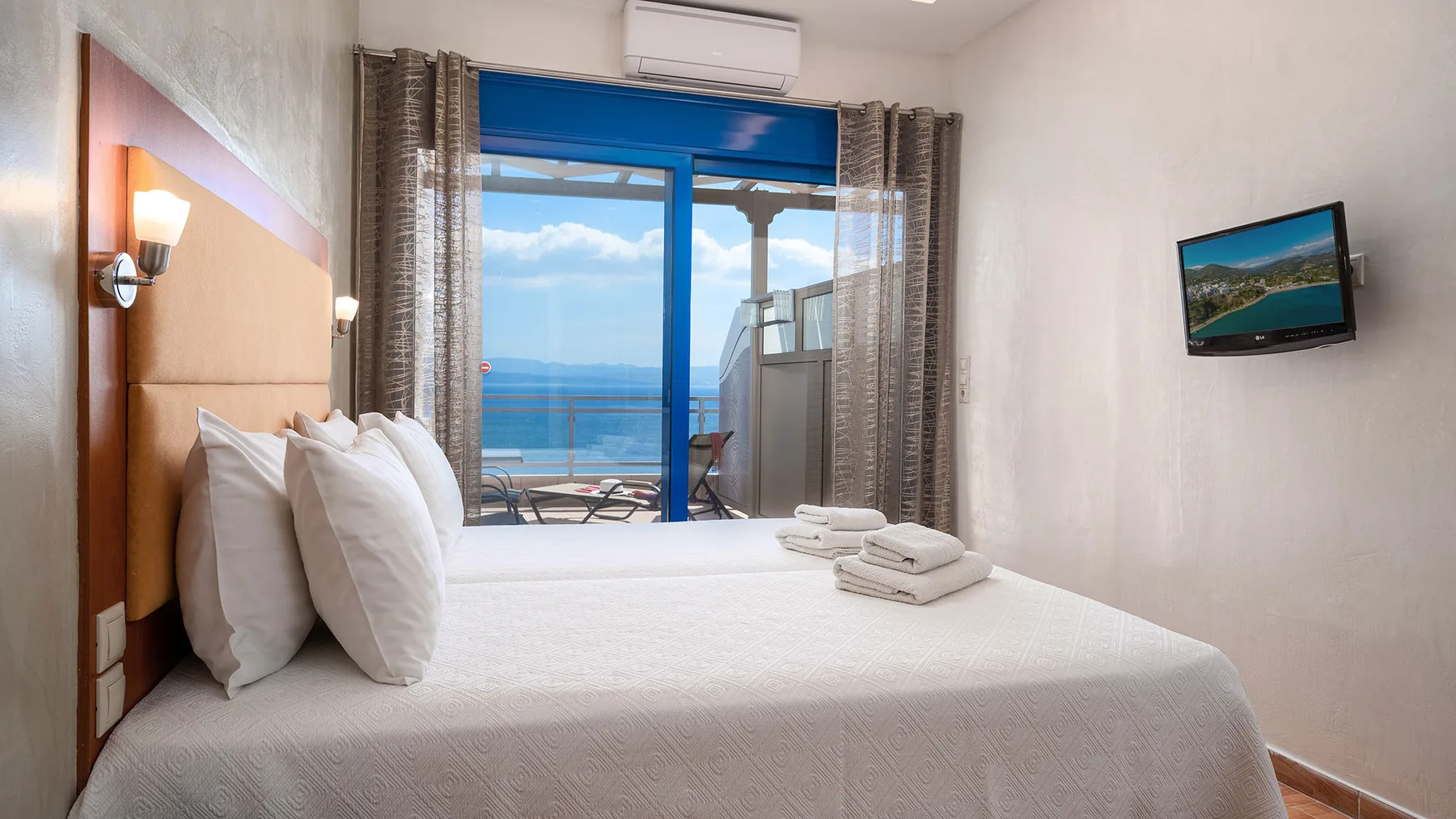 Habitación doble superior con vistas al mar