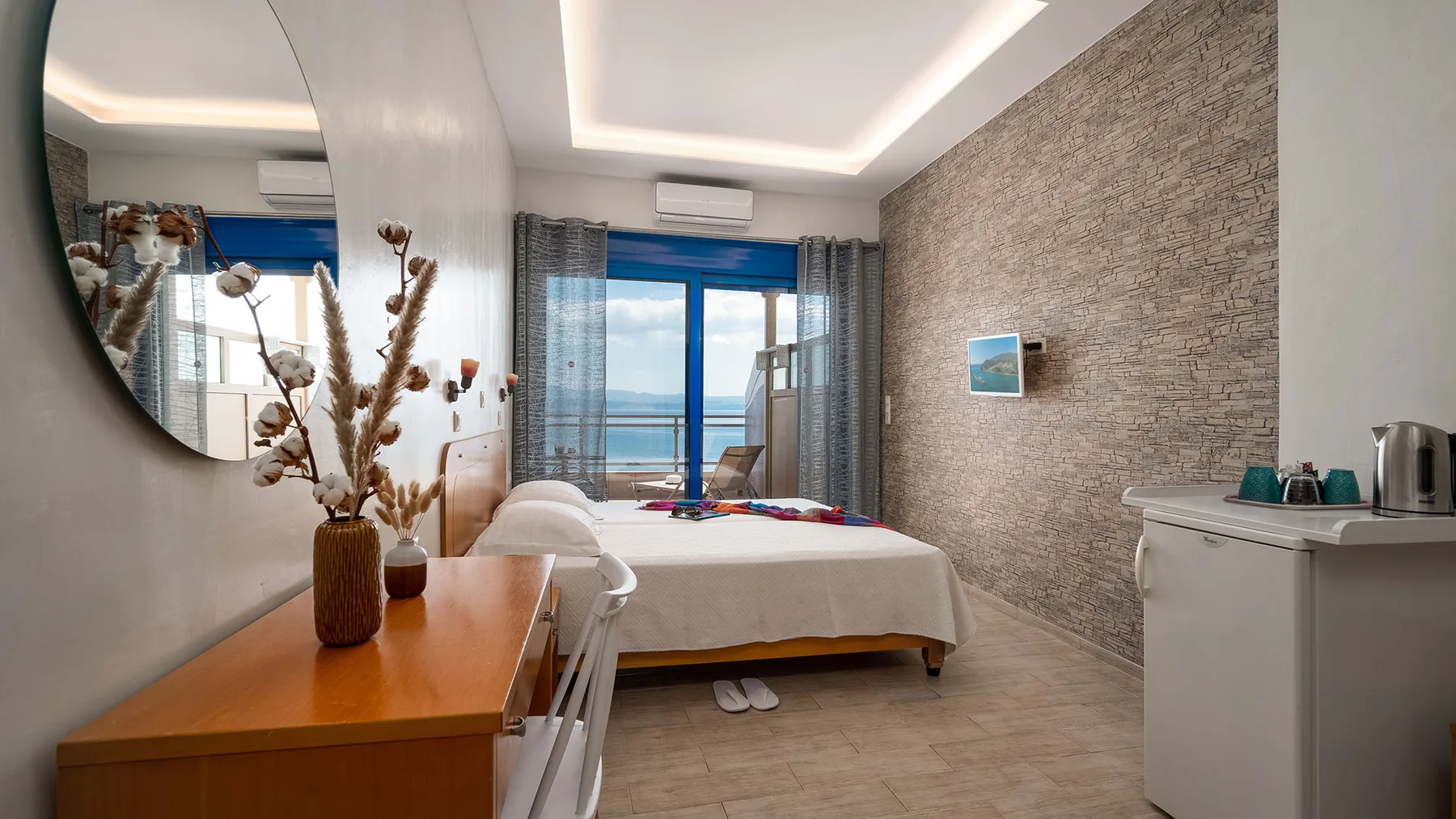 Habitación doble superior con vistas al mar