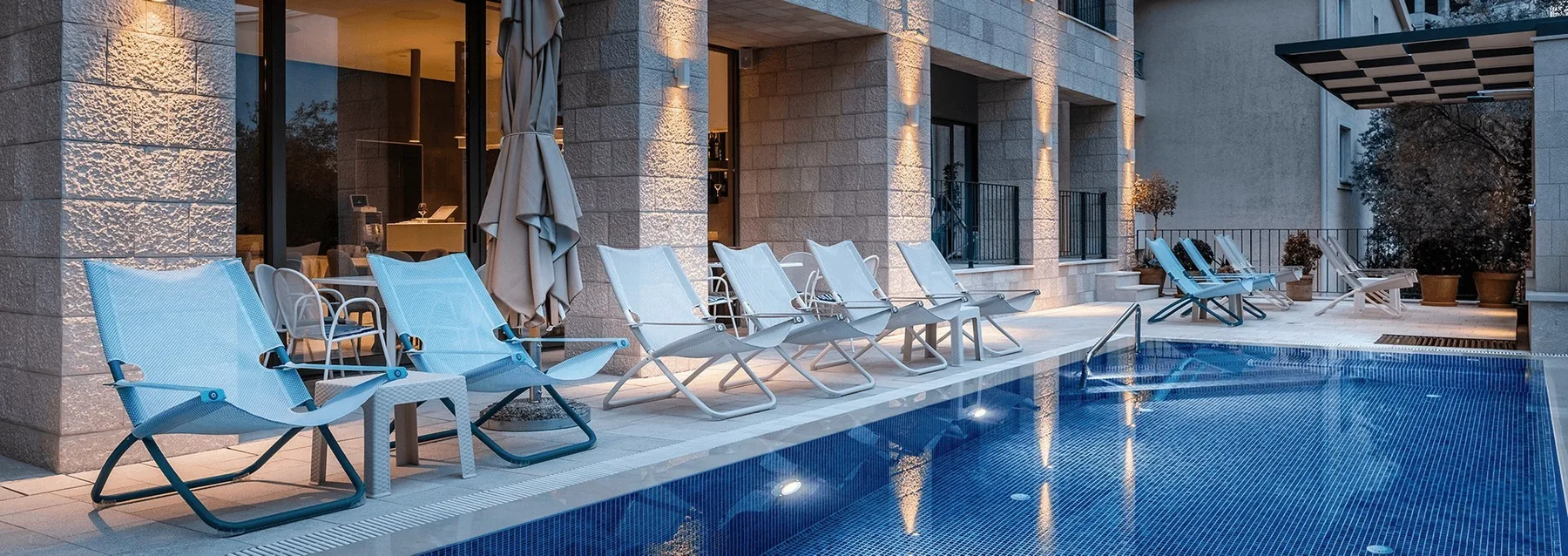 Hotel outdoor pool