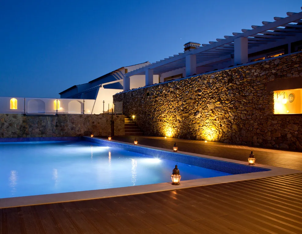 Outdoor saltwater pools