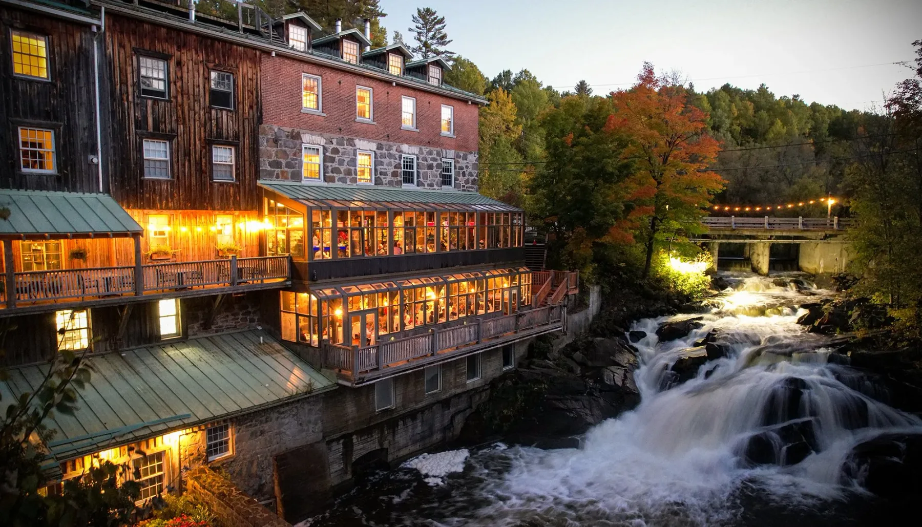 Wakefield Mill at dusk