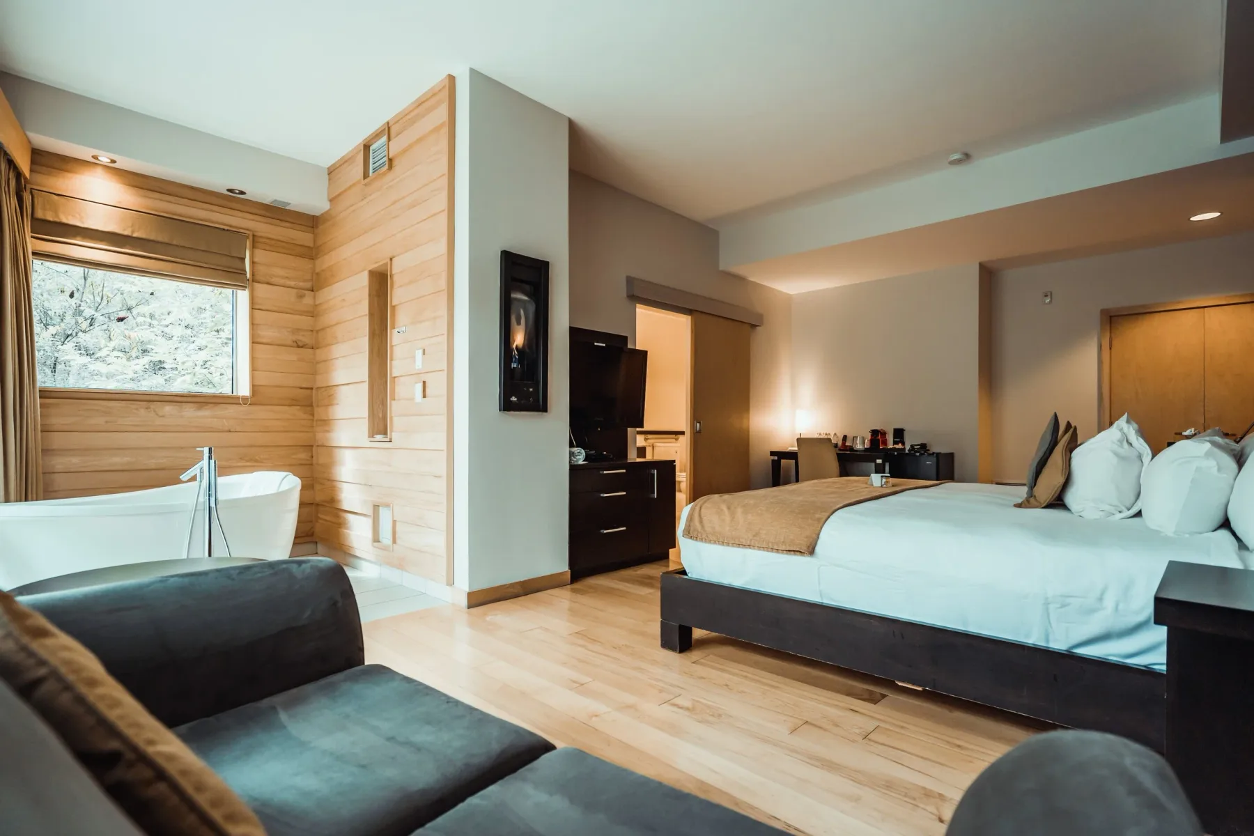 Habitación River Grand superior con cama king