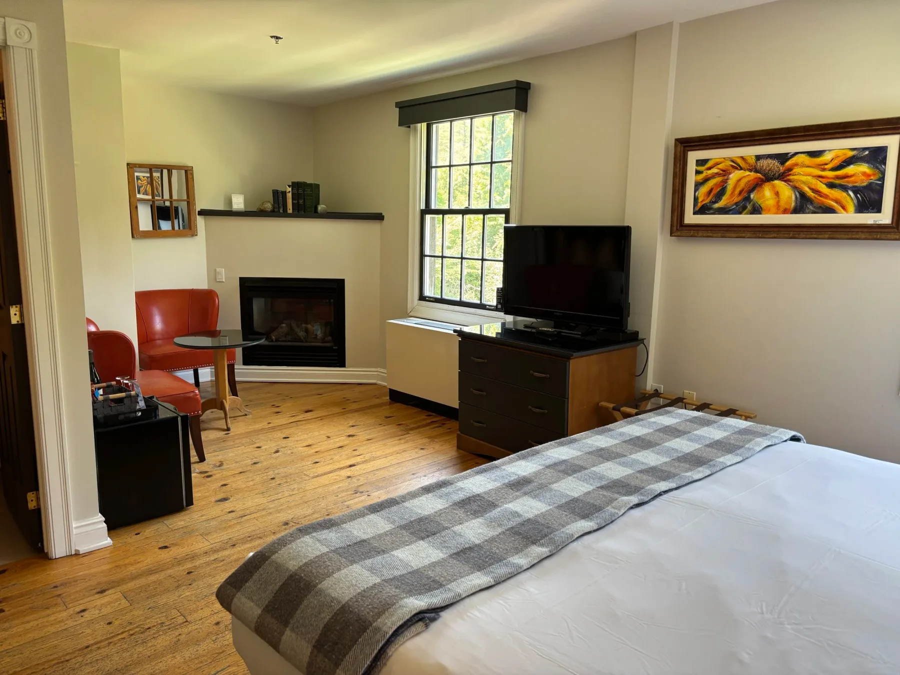 Mill Grand con cama king y chimenea de gas