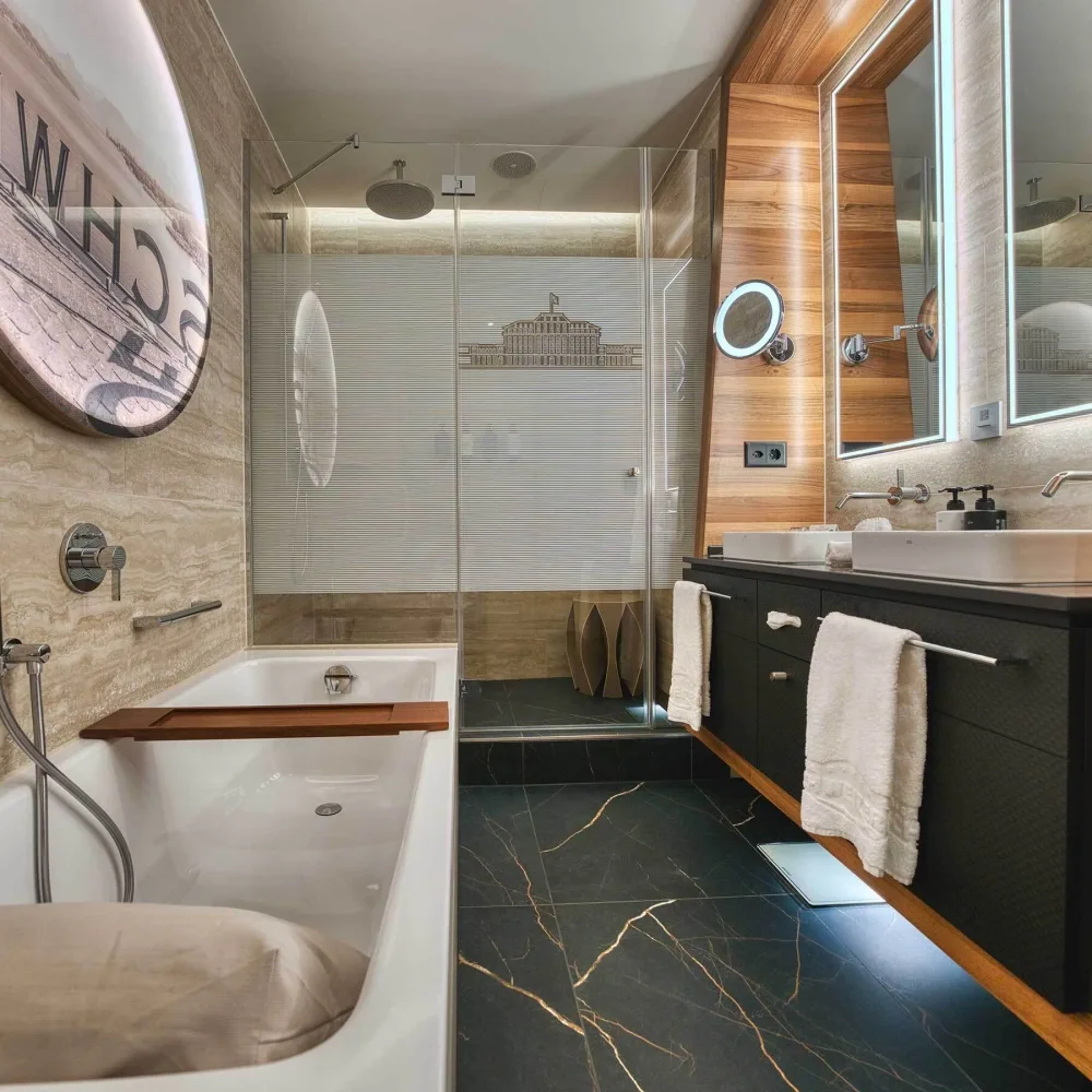 Baño del hotel
