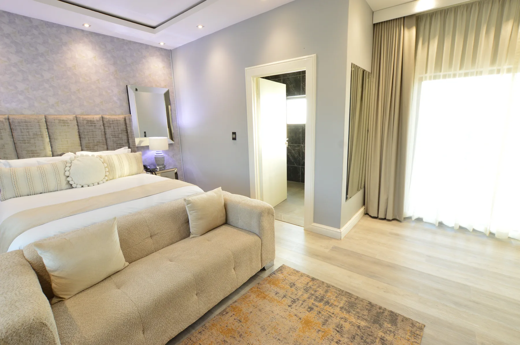 Interior de habitación de hotel