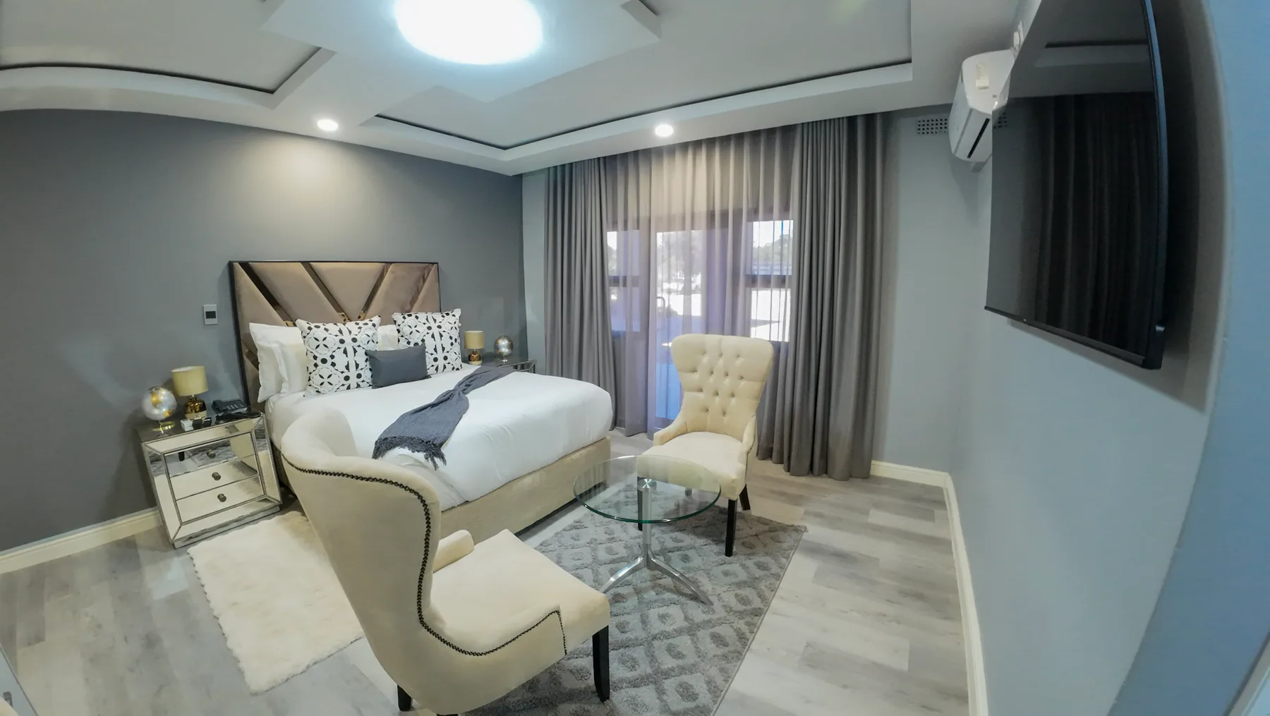 Interior de habitación de hotel