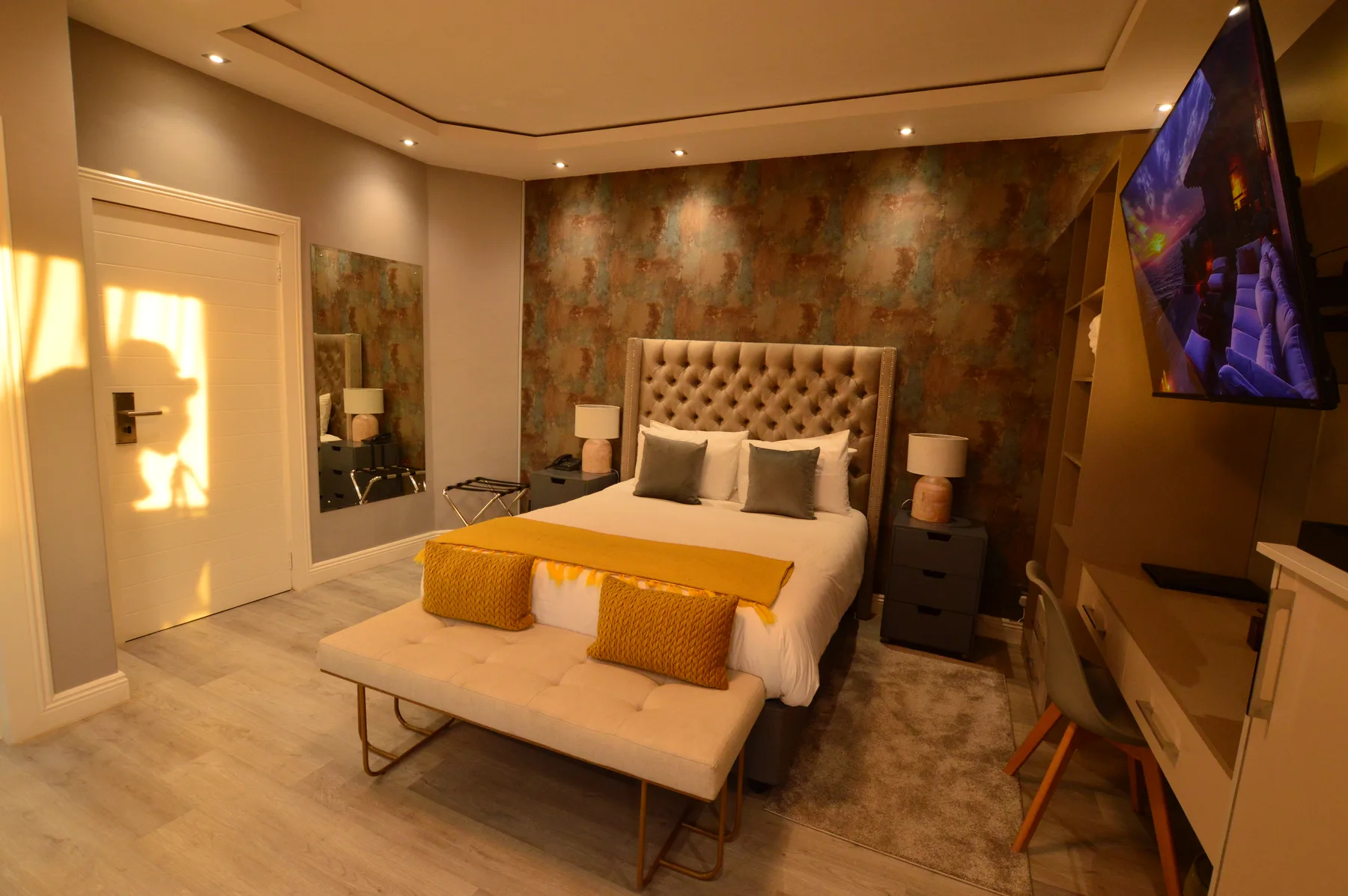 Interior de habitación de hotel